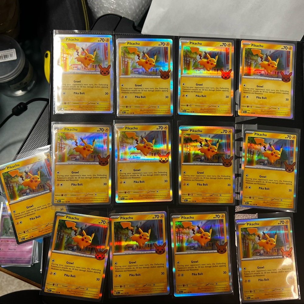 Pokemon lot Pikachu and Mimikyu trick or trade edition